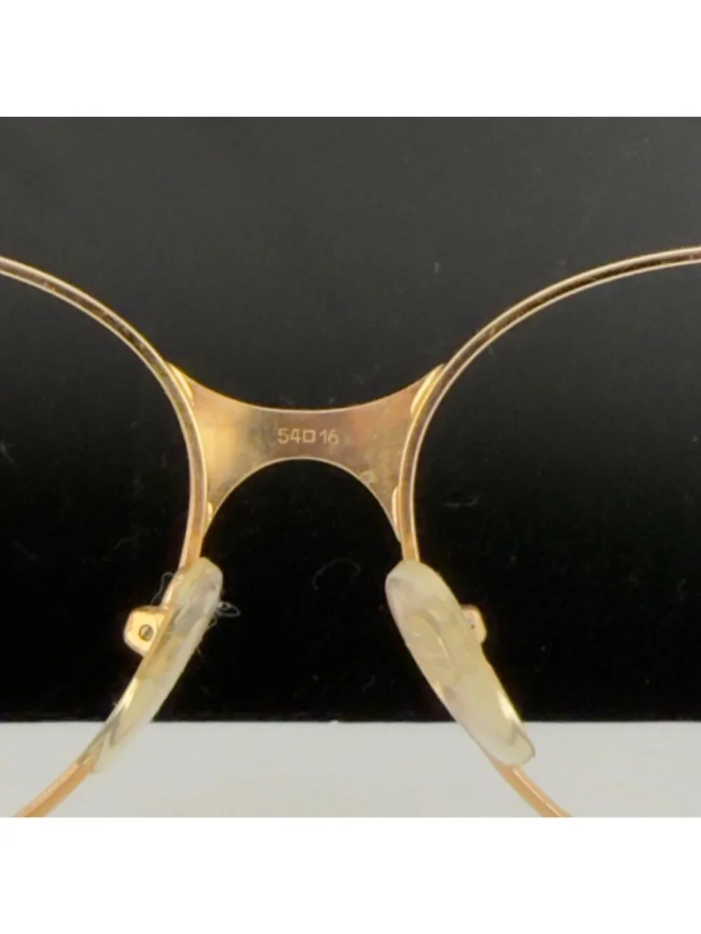 Vintage Terri Brogan Marcolin Gold Metal Frame Eyeglasses Frames 54 16 135